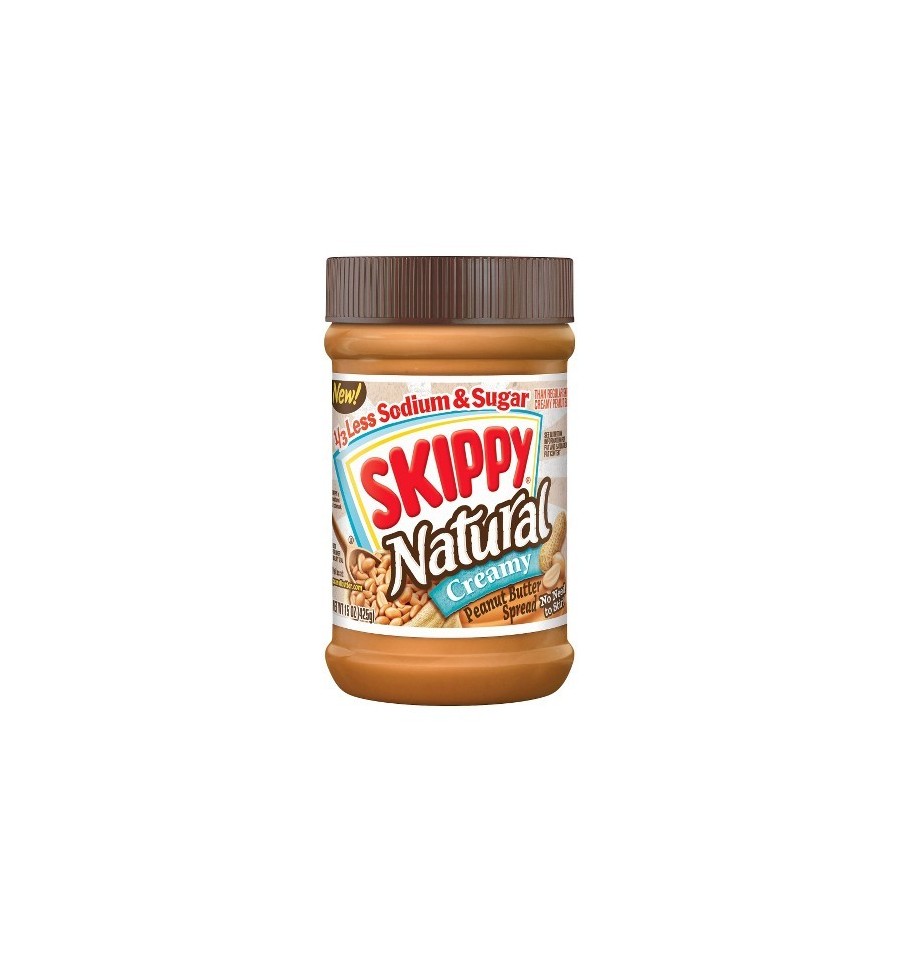 Skippy Natural Creamy Peanut Butter 462g From SuperMart Ae